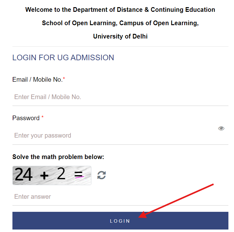 login dusol students